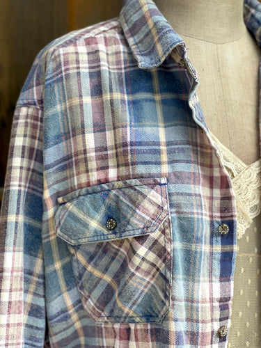 Halloween Series Flannel HAUNTED PATH - Spell Lavender